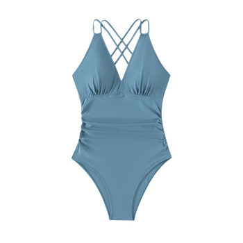 Costum de baie întreg pentru femei, material nylon, căptușeală 82% nylon, uscare rapidă, spate deschis