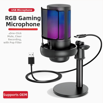 Μικρόφωνο πυκνωτικού τύπου USB ME6S για PC gaming, streaming, podcasts και PS4 Esports (καρδιοειδές μοτίβο λήψης, εύρος συχνοτήτων 20 Hz–20 kHz, SNR ≥ 85 dB, USB τροφοδοσία 5V)