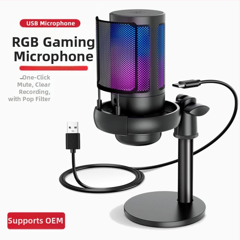 Μικρόφωνο πυκνωτικού τύπου USB ME6S για PC gaming, streaming, podcasts και PS4 Esports (καρδιοειδές μοτίβο λήψης, εύρος συχνοτήτων 20 Hz–20 kHz, SNR ≥ 85 dB, USB τροφοδοσία 5V)