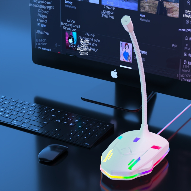 Μικρόφωνο USB πυκνωτικό για παιχνίδια και επιτραπέζιες διασκέψεις, SNR ≥100 dB, ABS περίβλημα, 5V, χωρίς μπαταρία