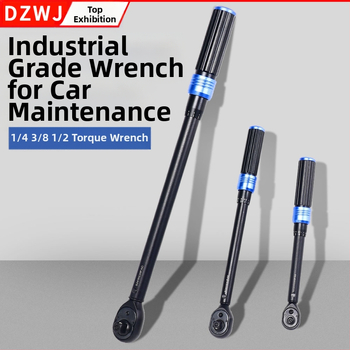 Ключ за въртящ момент DZT, дисплей тип скала, електроплатинено покритие, точност ±0.1, тегло 1.7