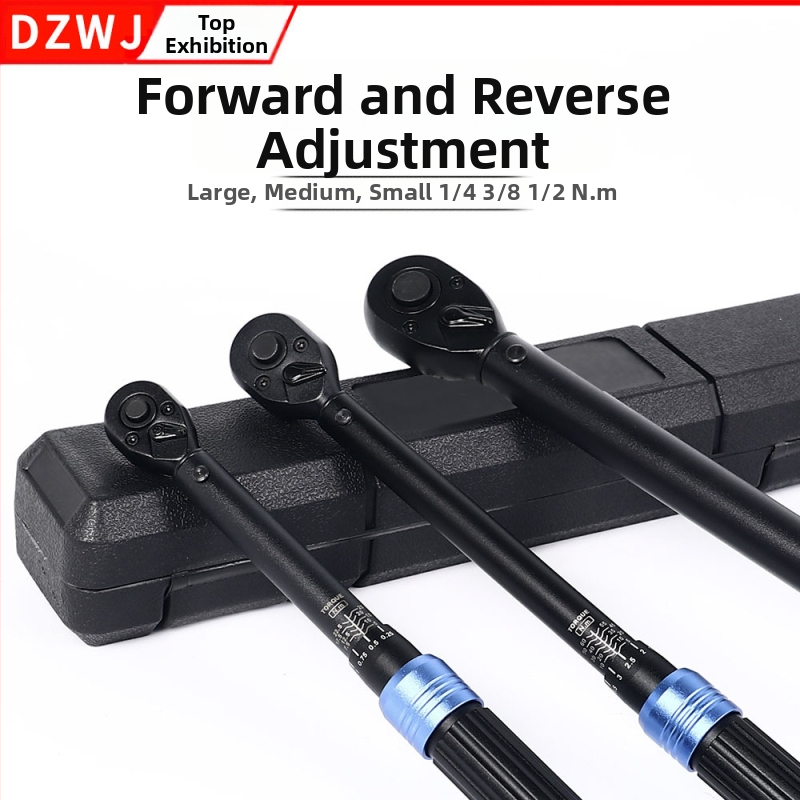 Ключ за въртящ момент DZT, дисплей тип скала, електроплатинено покритие, точност ±0.1, тегло 1.7