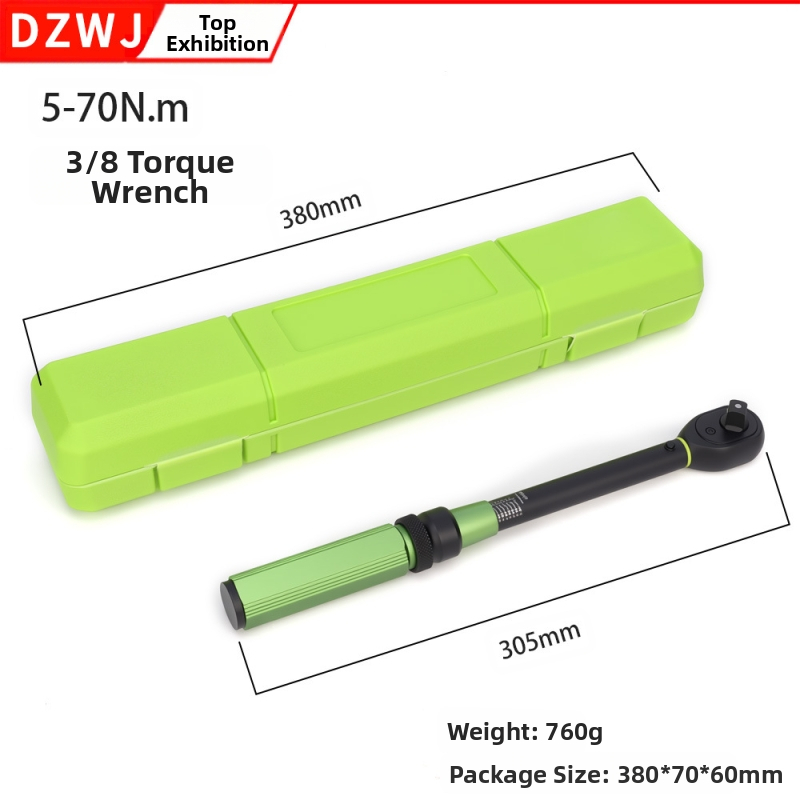 Ключ за въртящ момент DZT, дисплей тип скала, електроплатинено покритие, точност ±0.1, тегло 1.7