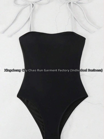 Μαγιό ολόσωμο με ανοιχτή πλάτη - χωρίς τιράντες, με επένδυση για το στήθος, Πολυεστέρας 82%, Επικάλυψη 18%, Βάρος 200 g