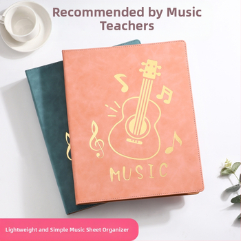 Кожена папка за нотни листове, Monrick, модел Music score clip, 20 страници, дебелина 30