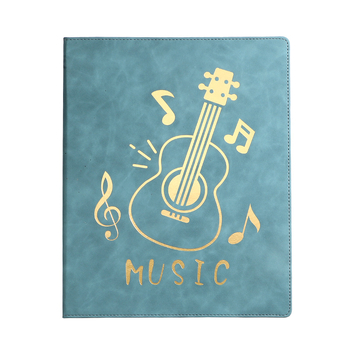 Кожена папка за нотни листове, Monrick, модел Music score clip, 20 страници, дебелина 30