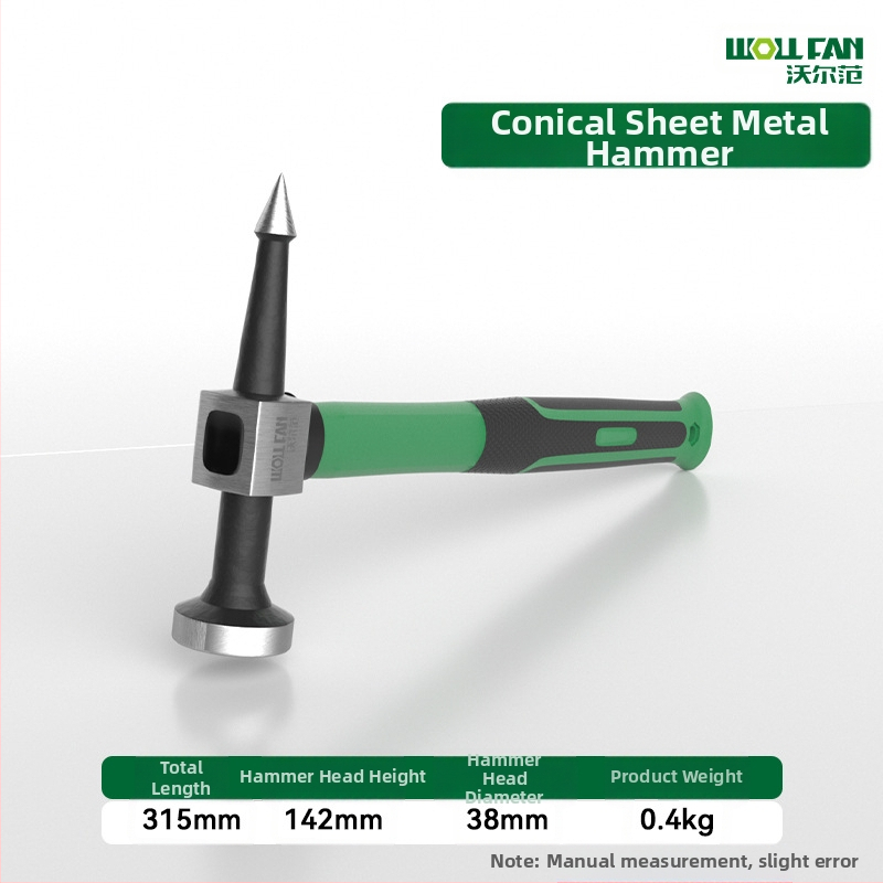 Комплект чукове за ламарина за автомобилен ремонт – чукове с плоска глава, квадратна глава и заострена глава