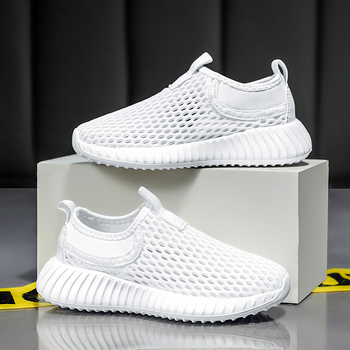 Παιδικά Παπούτσια Για Τρέξιμο Με Δίκτυωτή Άνω, EVA Σόλα, Κούμπωμα, Κατάλληλα Για Καλοκαίρι-Άνοιξη-Φθινόπωρο