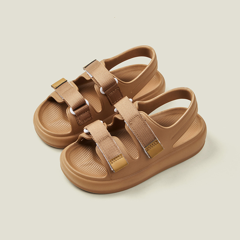 Bērnu pludmales sandales – EVA augšējā daļa, Universāls (unisex), vecums no 4 līdz 16 gadiem, 2024. gada vasara, ikdienas stils