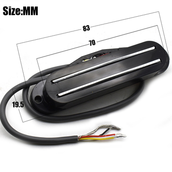 Pickup ηλεκτρικής κιθάρας με διπλό πηνίο, έξι χορδές, υψηλή ευαισθησία, χαμηλός θόρυβος