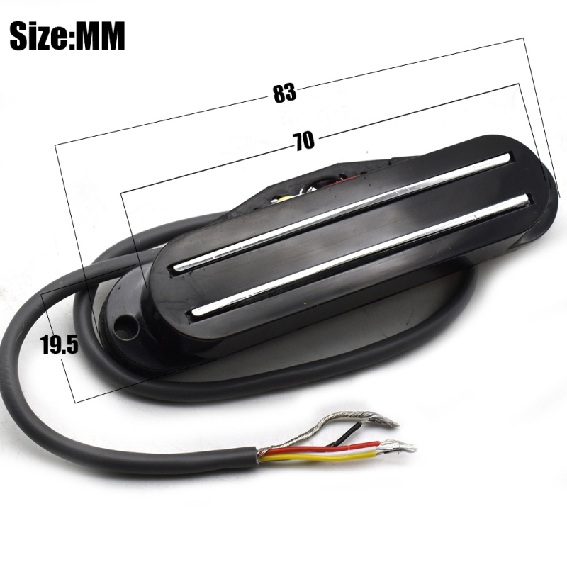 Pickup ηλεκτρικής κιθάρας με διπλό πηνίο, έξι χορδές, υψηλή ευαισθησία, χαμηλός θόρυβος