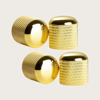 INTAI YT22-CP Μεταλλικό καπάκι ποτενσιομέτρου για ηλεκτρική κιθάρα και μπάσο — κυκλικό καπάκι τύπου κάλυμμα, ρύθμιση όγκου και τόνου, εξαρτήματα για δυτικά έγχορδα