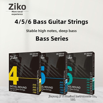 DN Series DN-4/5/6 struny pre elektrickú gitaru, nikl-oceľové, potiahnuté proti korózii, jednotlivé balené