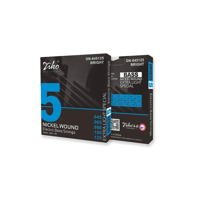 DN Series DN-4/5/6 struny pre elektrickú gitaru, nikl-oceľové, potiahnuté proti korózii, jednotlivé balené