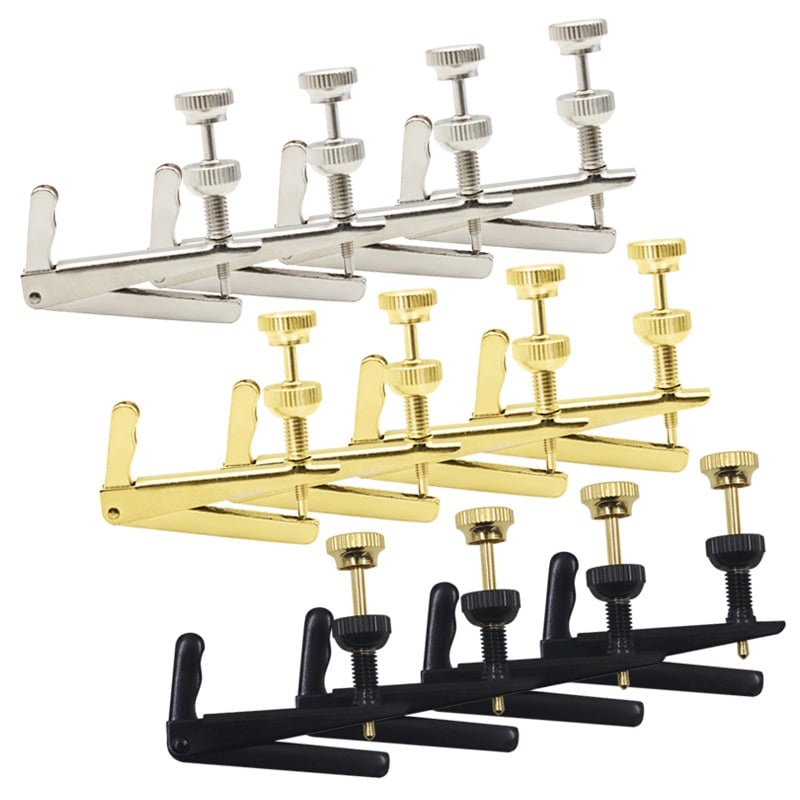 Set reglare fină vioară — metal, LN14/LN15/LN19, 4 buc., pentru instrumente cu coarde occidentale