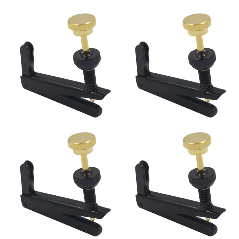 Set reglare fină vioară — metal, LN14/LN15/LN19, 4 buc., pentru instrumente cu coarde occidentale