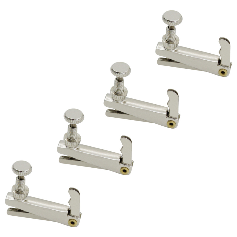 Set reglare fină vioară — metal, LN14/LN15/LN19, 4 buc., pentru instrumente cu coarde occidentale