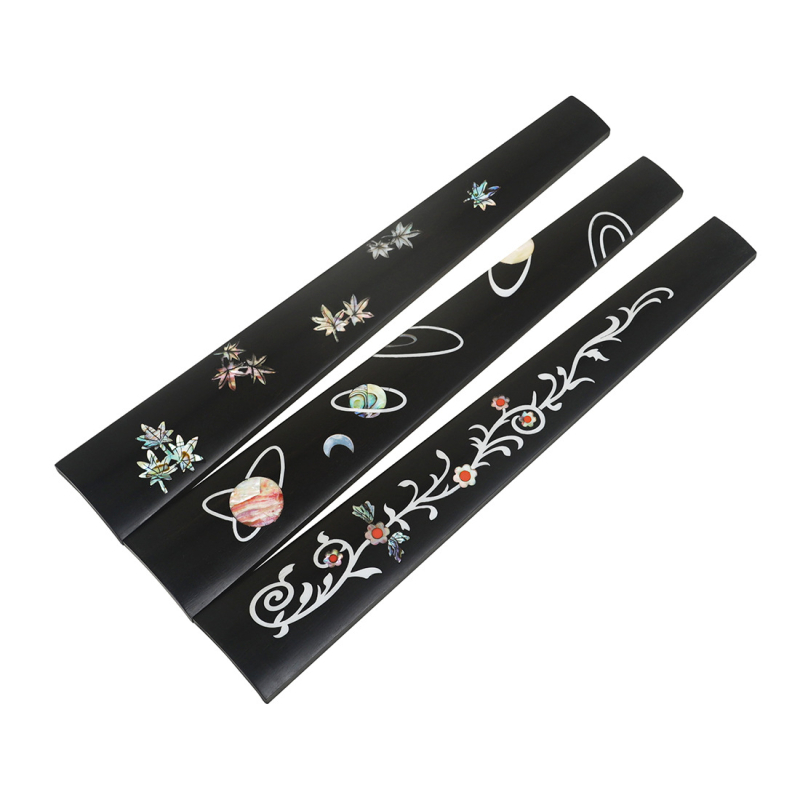 Aksesoar za violinu: ebony fingerboard s inlay od majolike, rezbaren vrat, LN231, Astonvilla