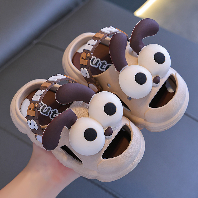 Bērnu pludmales kurpes ar dzīvnieku motīvu, PVC augšējā daļa un zole, 4–6 gadu vecumam, vasara 2024