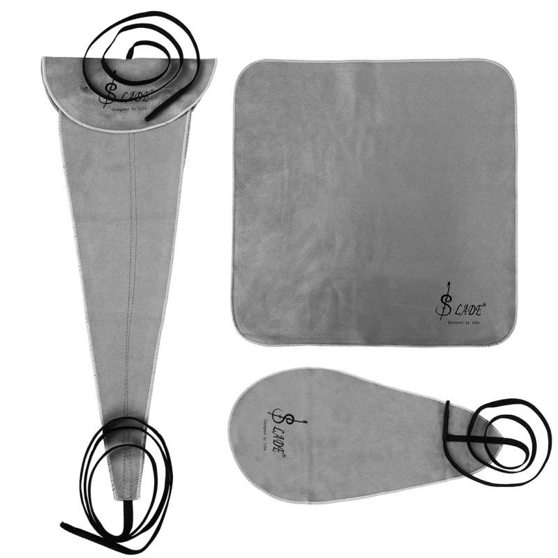 LADE ND285 Szaxofon tisztító készlet, pamut anyag, OPP zacskó, hangszerhez