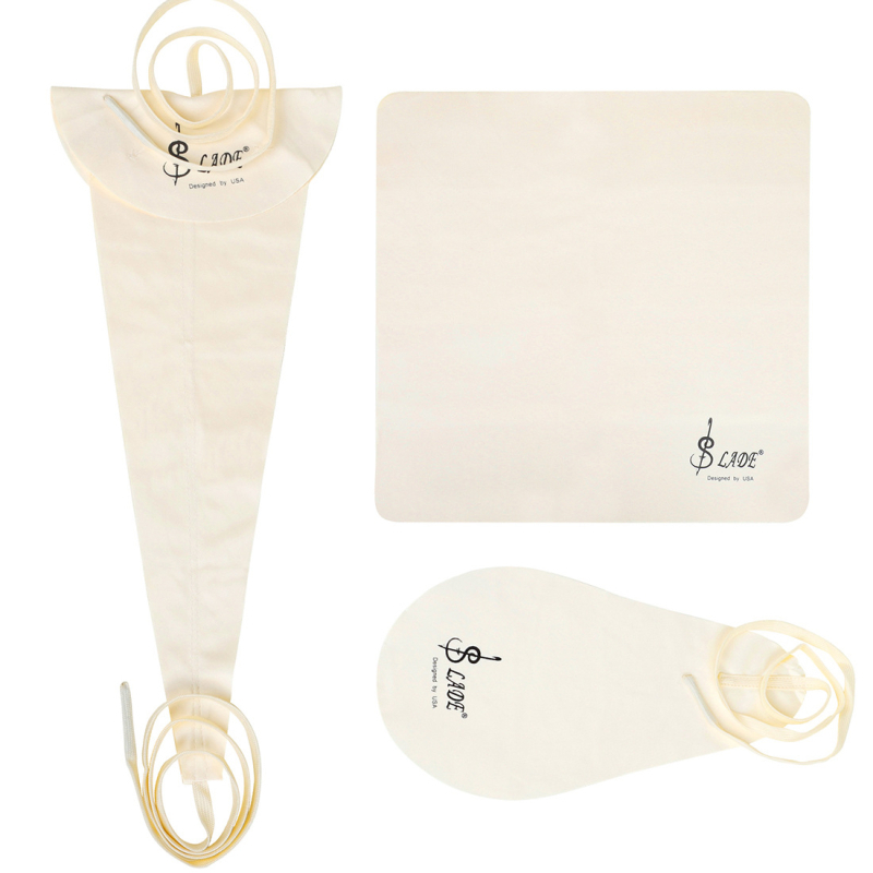 LADE ND285 Szaxofon tisztító készlet, pamut anyag, OPP zacskó, hangszerhez