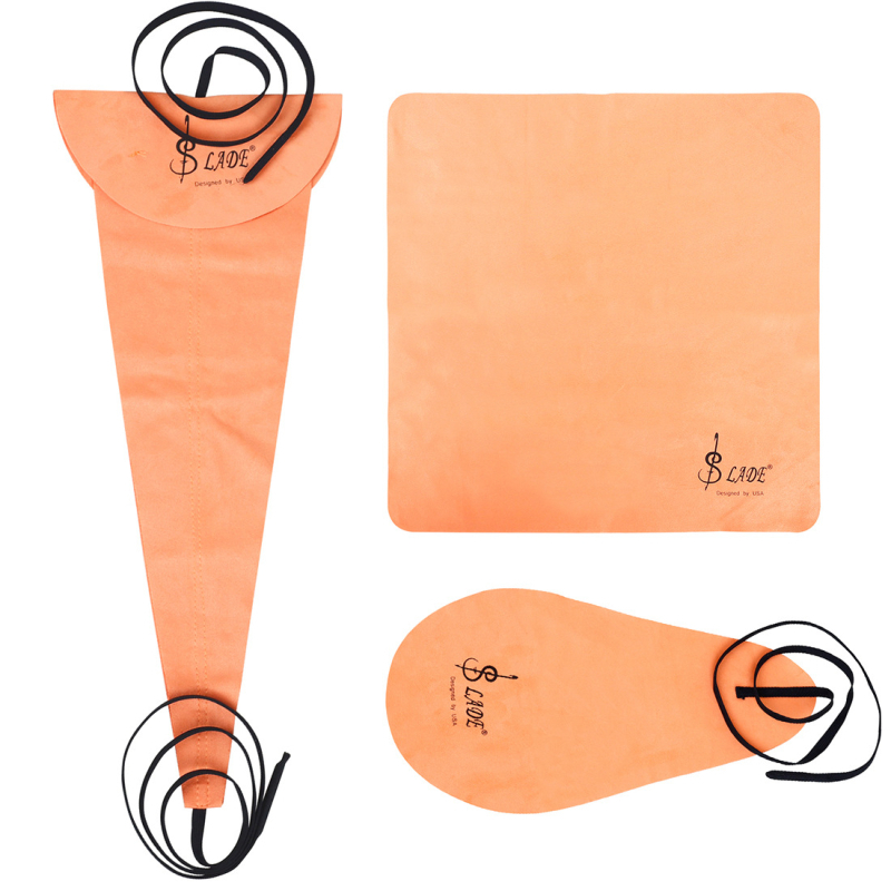 LADE ND285 Szaxofon tisztító készlet, pamut anyag, OPP zacskó, hangszerhez