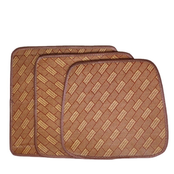 Μαξιλάρι καρέκλας από άχυρο, τετράγωνο μοτίβο, γέμισμα πολυεστερικής ίνας, διαπνέον και αντιολισθητικό, μάρκα Warm Shuya