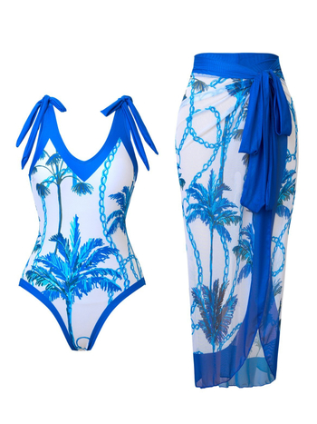 Γυναικείο ολόσωμο μαγιό με επενδυμένο στήθος, χωρίς μεταλλική υποστήριξη, χωρίς μανίκια, 90% πολυεστέρας, 220 g, επένδυση 10%, φούστα περιτύλιξης για παραλία