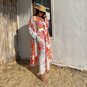 Δύο τεμάχια casual σετ με chiffon σε ριγέ-πλέγμα μοτίβο, μακριά μανίκια, φθινόπωρο 2023, κομψό στυλ