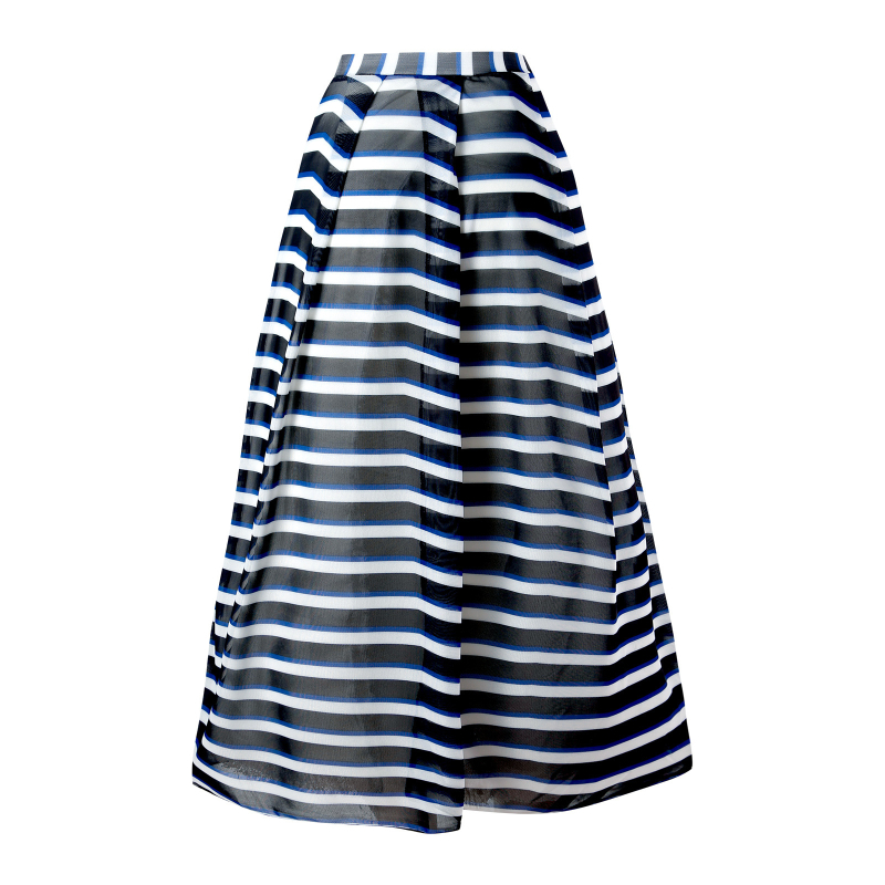 Costum de baie întreg cu fustă din plasă, nylon, wrap design, cupe pentru bust, uscare rapidă