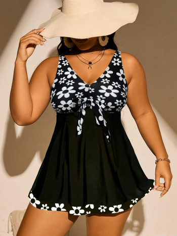 Tankini μαγιό γυναικών – πίσω χωρίς πλάτη, χωρίς τιράντες, με επένδυση στήθους και χωρίς μεταλλική στήριξη, πολυεστερικό ύφασμα με επένδυση