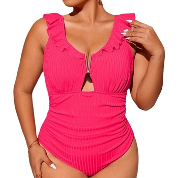 Γυναικείο ολόσωμο μαγιό με υψηλή μέση, επένδυση στήθους, μονόχρωμο, 82% πολυεστέρας με επένδυση 18% σπαντέξ, 200 g/m²