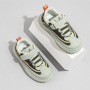 Παιδικά αθλητικά παπούτσια με EVA σόλα, Velcro κούμπωμα, αντιολισθητική σόλα, για ηλικίες 4-16 ετών, κατάλληλα για άνοιξη και φθινόπωρο.