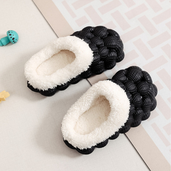 Ziemas kokvilnas čības ar EVA zoli, neslīdošas, ar siltinājumu, iekšējai un ārējai lietošanai