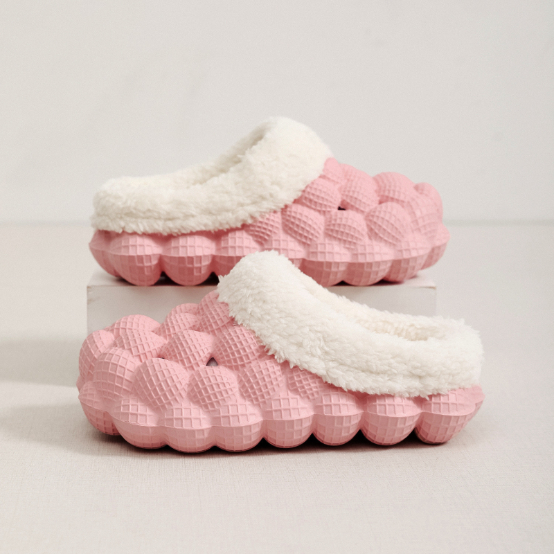 Ziemas kokvilnas čības ar EVA zoli, neslīdošas, ar siltinājumu, iekšējai un ārējai lietošanai