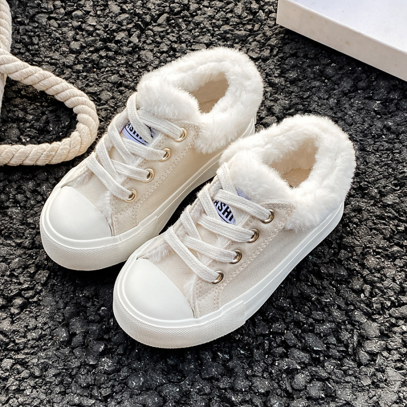 Bērnu ziemas kokvilnas kurpes, vecums 4–12 gadi, augšdaļa audums, gumijas zole, elastīgā siksna aizvēršanai, biezā konstrukcija, ziemā 2024