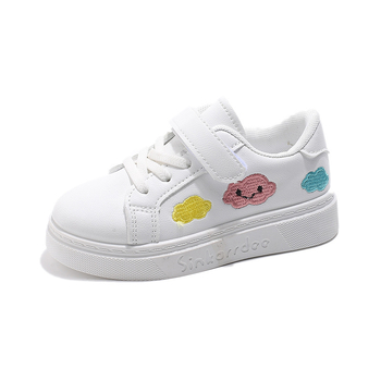 Bērnu sporta apavi ar PU augšējo daļu; gumijas zole; zems siluets; Velcro aizdare; universāls dizains
