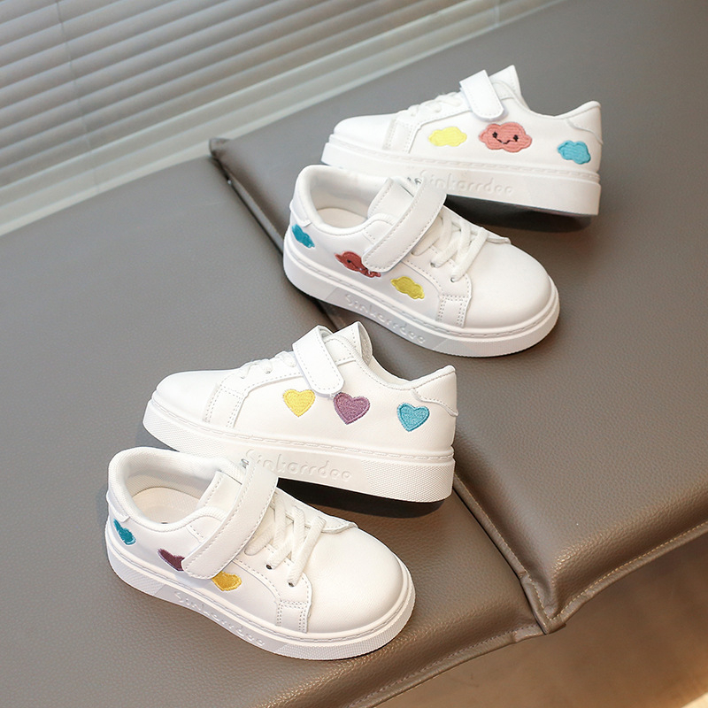 Bērnu sporta apavi ar PU augšējo daļu; gumijas zole; zems siluets; Velcro aizdare; universāls dizains
