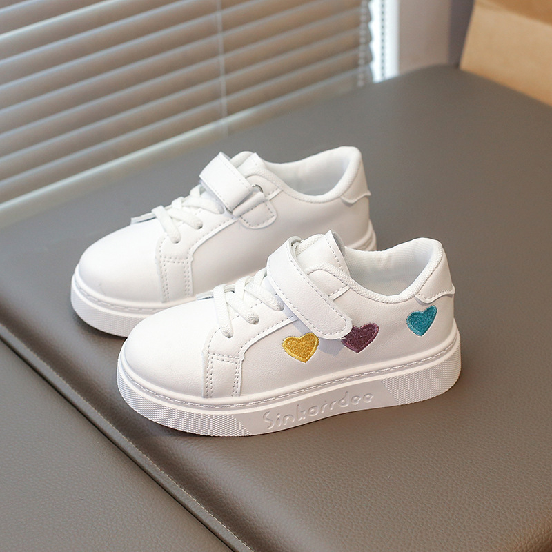 Bērnu sporta apavi ar PU augšējo daļu; gumijas zole; zems siluets; Velcro aizdare; universāls dizains