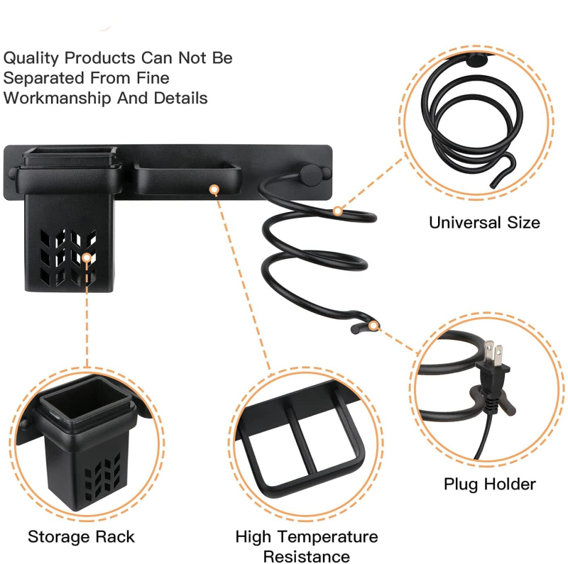 Plaukų džiovintuvo laikiklis CFJJ1 – paviršiaus apdorojimas smėliu, medžiagos kodas 21803600932, apkrova 50GJ