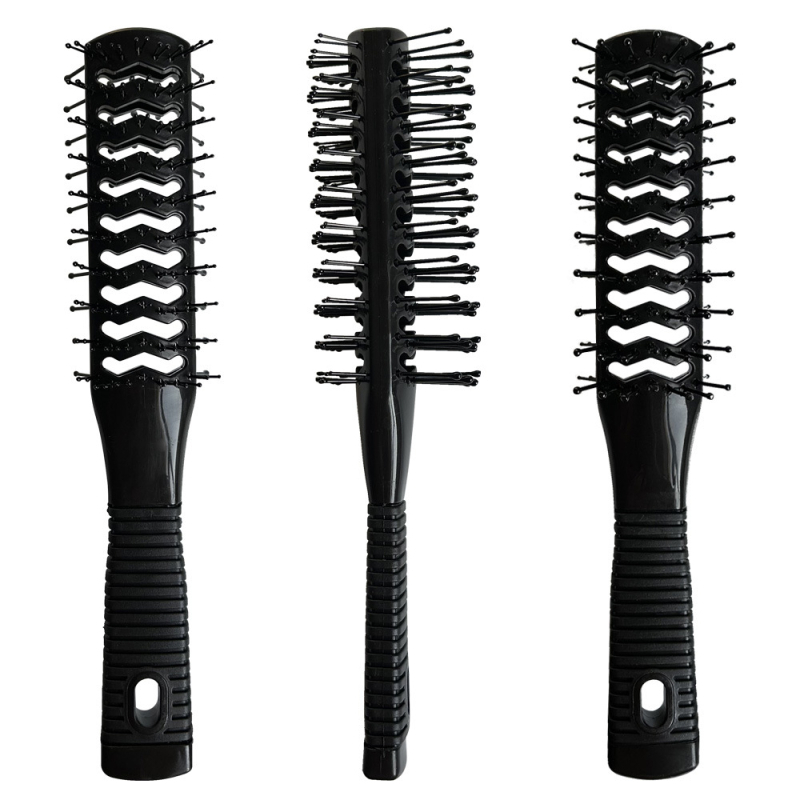 Pieptene de păr cu două fețe, nervuri goale – ABS material