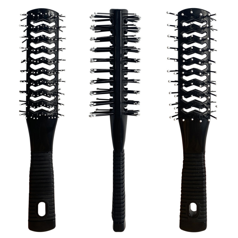 Pieptene de păr cu două fețe, nervuri goale – ABS material