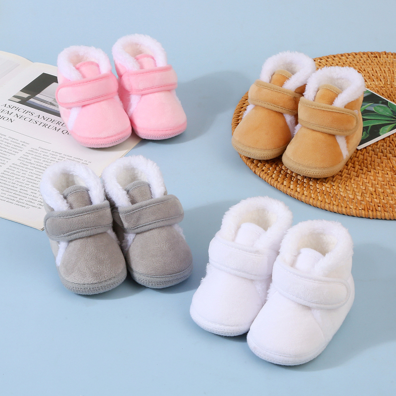 Zimske cipele za bebe 6-12 mjeseci, Cartoon stil, gornji dio Crystal Super Soft, potplat Composite, ulošak Shu Velvet, zatvaranje Velcro