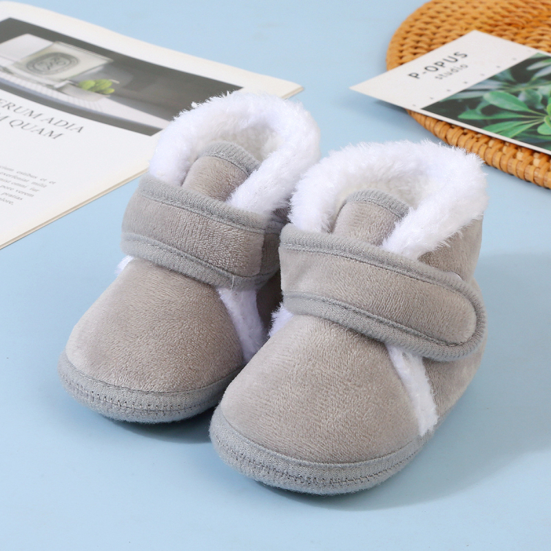 Zimske cipele za bebe 6-12 mjeseci, Cartoon stil, gornji dio Crystal Super Soft, potplat Composite, ulošak Shu Velvet, zatvaranje Velcro