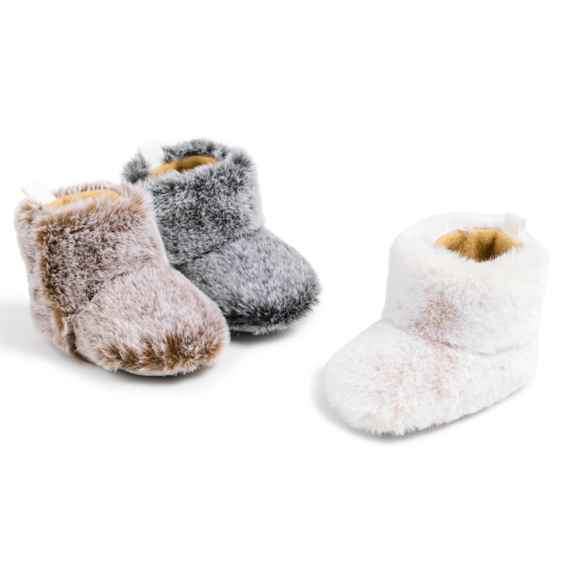 Dječje zimske čizme s krznom, zatvaranje na Velcro, visok gornji dio, protuklizne, unisex, za 12–48 mjeseci