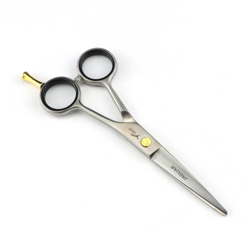 Неръждаеми ножици за подстригване, прави разрези, стил с опашков винт, PVC дръжка