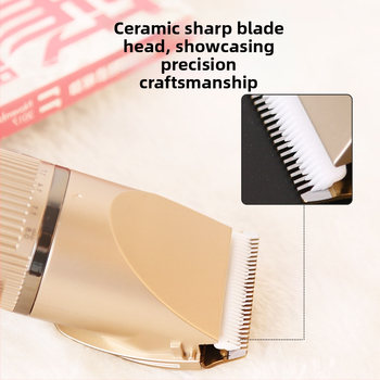 Elektrinis plaukų kirpimo aparatas su LCD ekranu, keraminiu peiliu, atsparus vandeniui, įmontuota baterija 1200–2000 mAh, veikimo laikas 1–3 val.