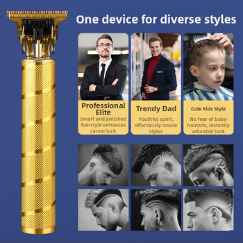 Plaukų kirpimo mašina – brushless motor; nerūdijanio plieno peilis; įmontuota baterija 300–500 mAh; veikimo laikas 1–3 val.; triukšmo lygis 46–70 dB