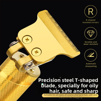 Plaukų kirpimo mašina – brushless motor; nerūdijanio plieno peilis; įmontuota baterija 300–500 mAh; veikimo laikas 1–3 val.; triukšmo lygis 46–70 dB