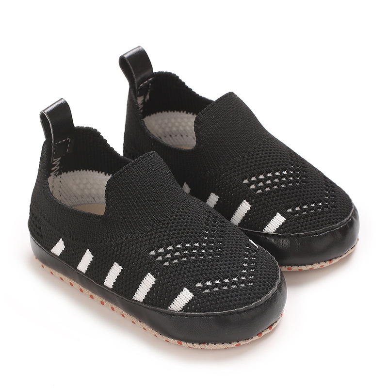 Dječje indoor cipele – protuklizne, mrežasti unutrašnji dio (Peta: EVA; Gornji dio: pamuk; Uložak: tkanina; Unutrašnjost: tkanina; Dob: 6–12 mjeseci)